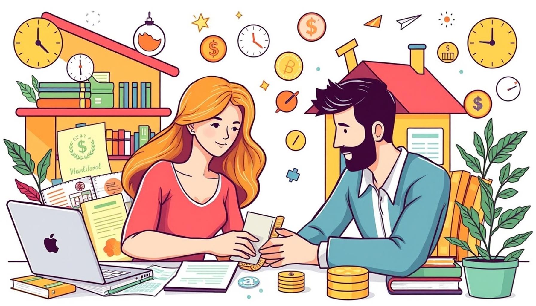 Finanční plánování pro páry: Jak sladit příjmy a výdaje společně